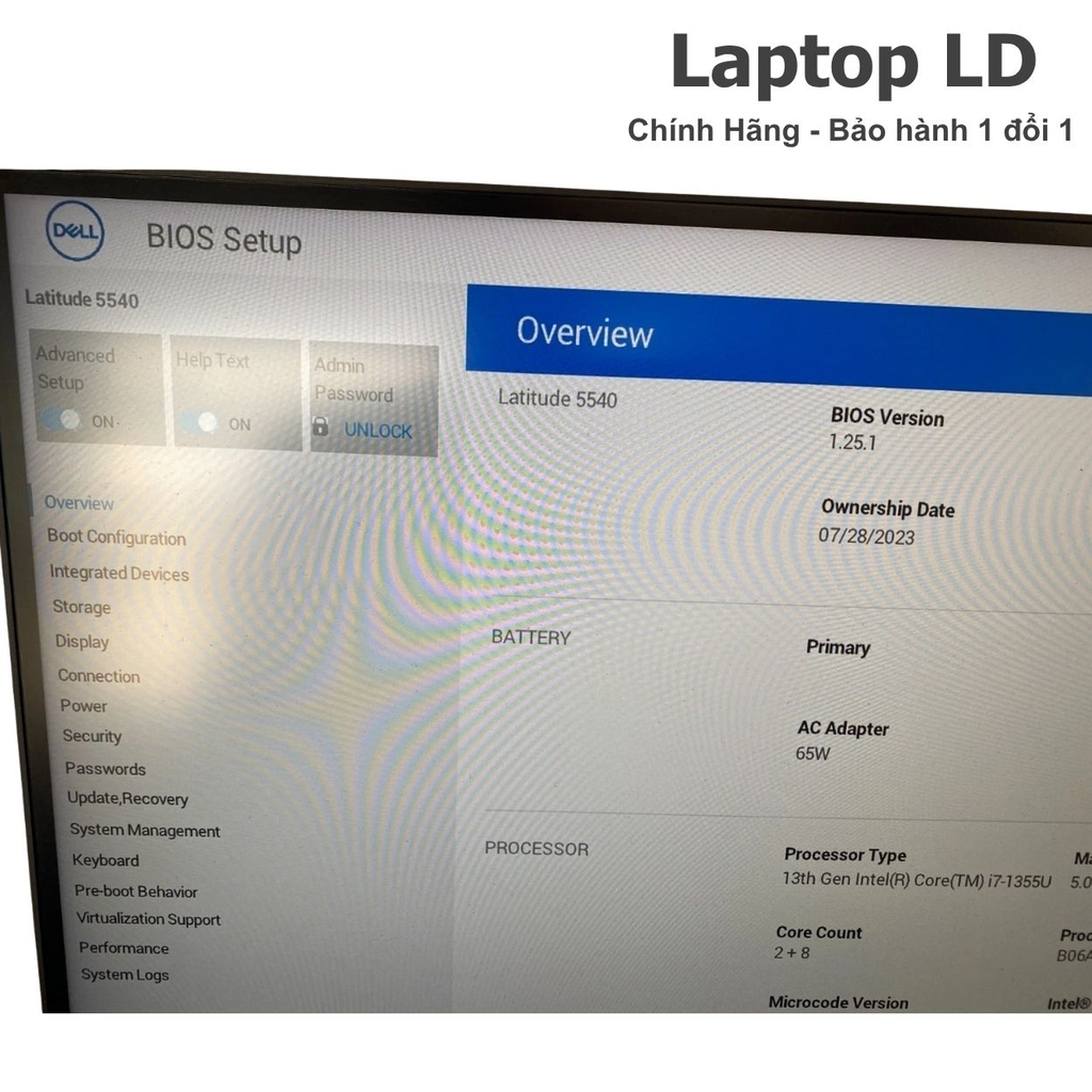 Main Dell Latitude 5540 | CPU i5-1345U | 223032-1