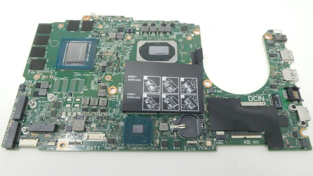 Main Dell Gaming G3 15 3500 CPU i7-10750H VGA RTX 2060