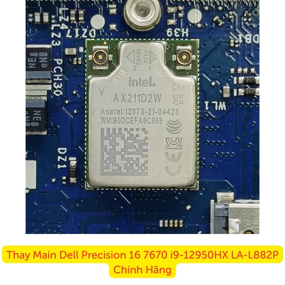 Thay Main Dell Precision 16 7670 i9-12950HX LA-L882P Chính Hãng
