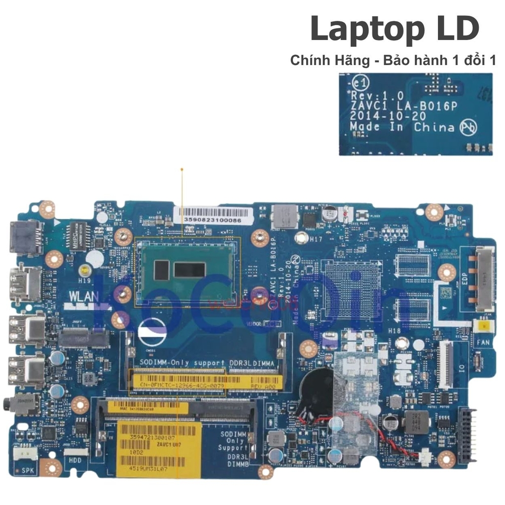Main Dell Inspiron 5448 / 5443 / 5548 / 5543 Hàng Zin, BH 1 đổi 1