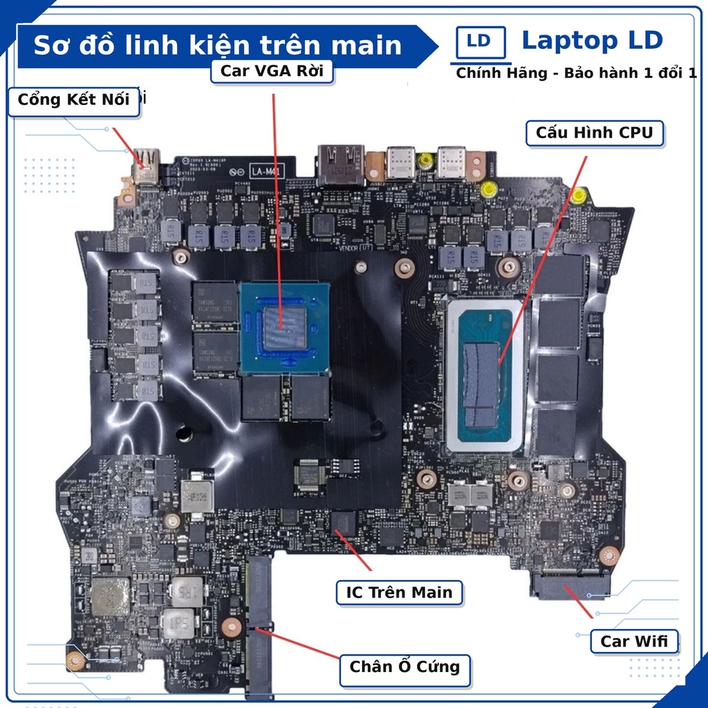 Main Dell Alienware X16 R1 | CPU i9-13900HK | LA-M414P