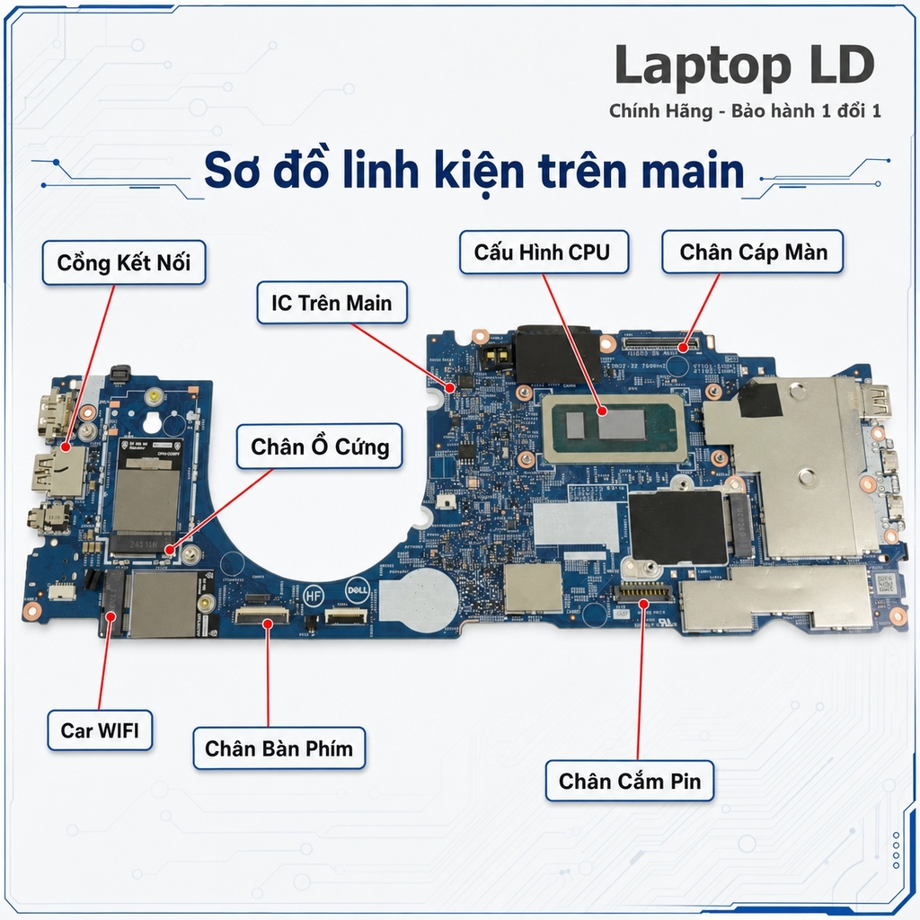 Main Dell Latitude 5340 | CPU i5-1335U | 213192-1