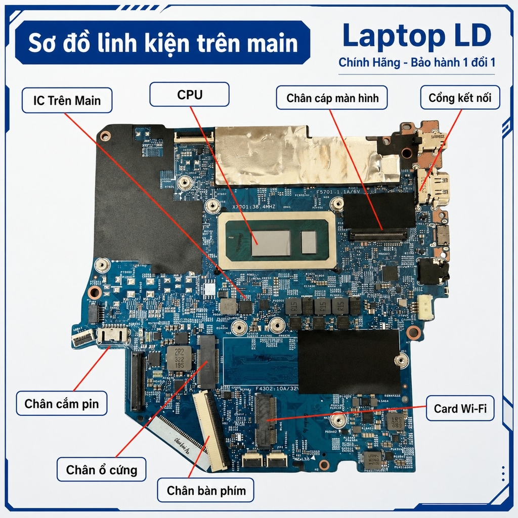 Main Lenovo Ideapad Flex 5-14IAU7 | CPU i5-1235U