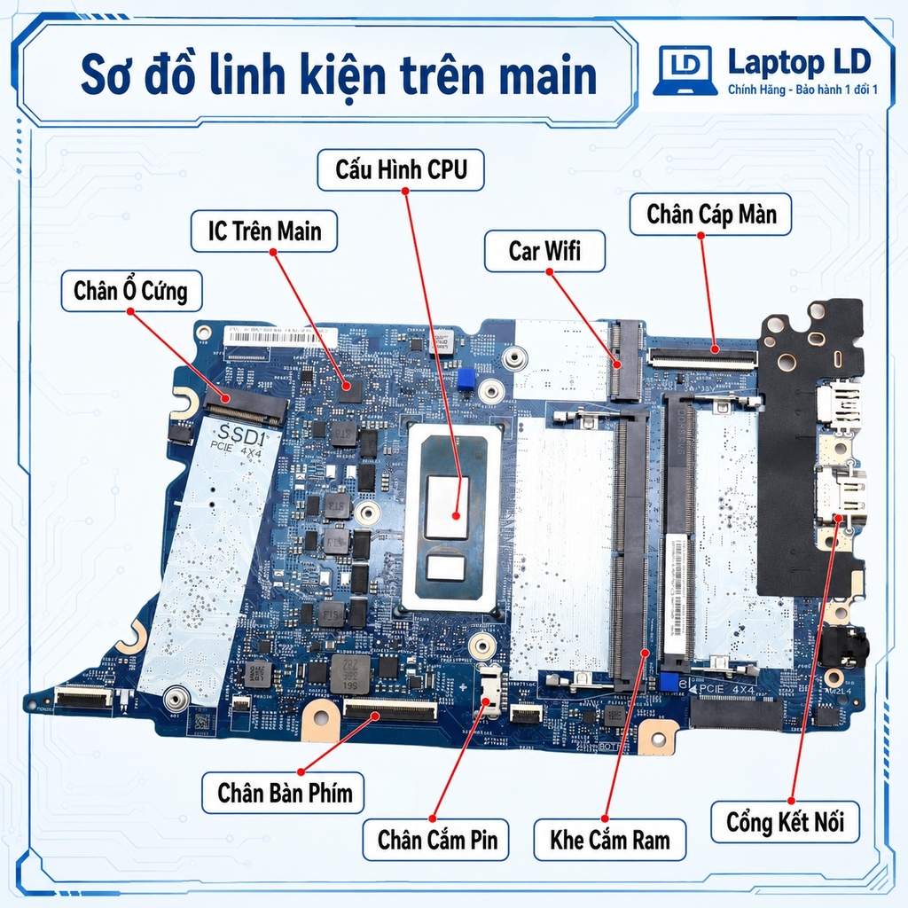 Main Lenovo ThinkBook 16 G6 IRL | CPU I5 1335U | 223147-1