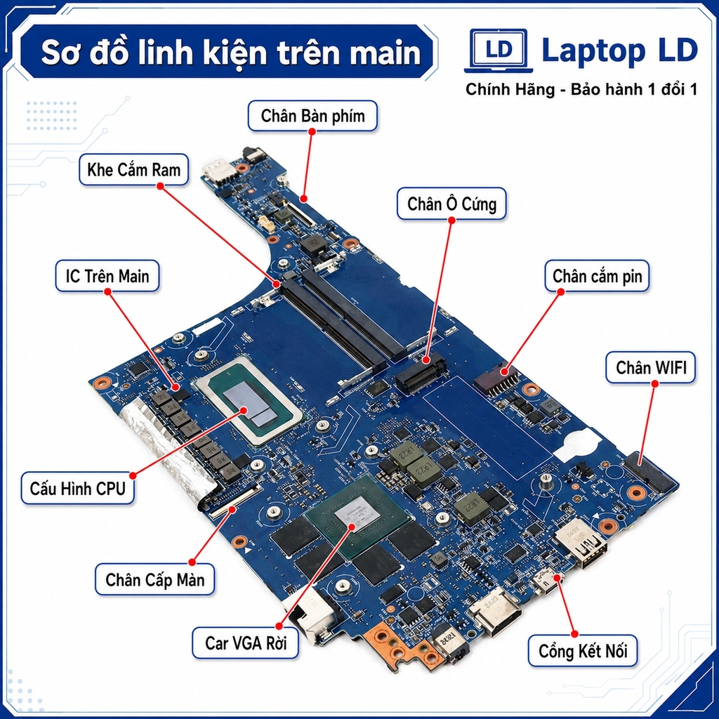 Main MSI Gaming Cyborg 14 A13VE | CPU i7 13620