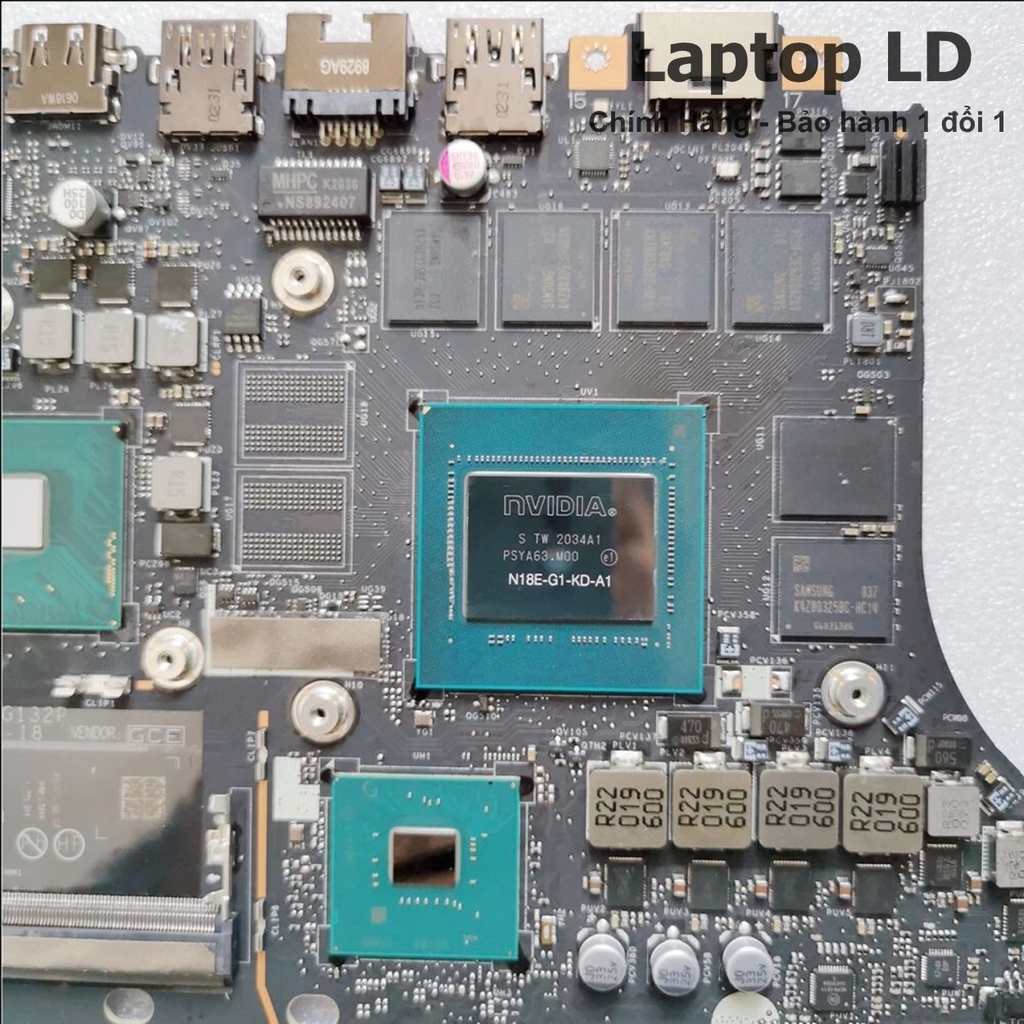 Main Lenovo Legion Y740-17IRHg / Y740-15ICH CPU I7 9750H 2060 LA-G132P