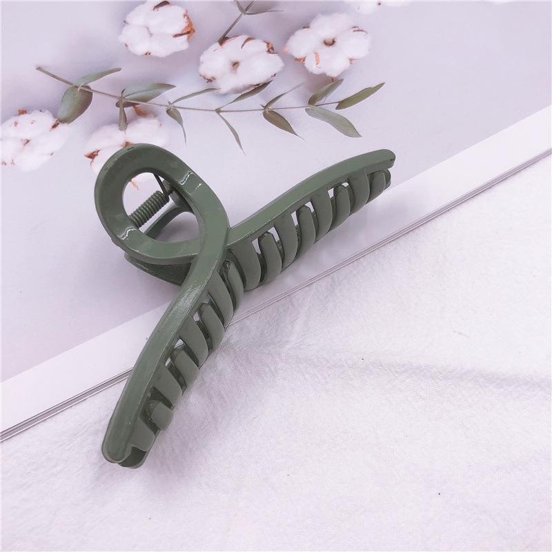Kẹp tóc càng cua cở lớn hình quạt phong cách Hàn Quốc nhiều màu - Mely T18