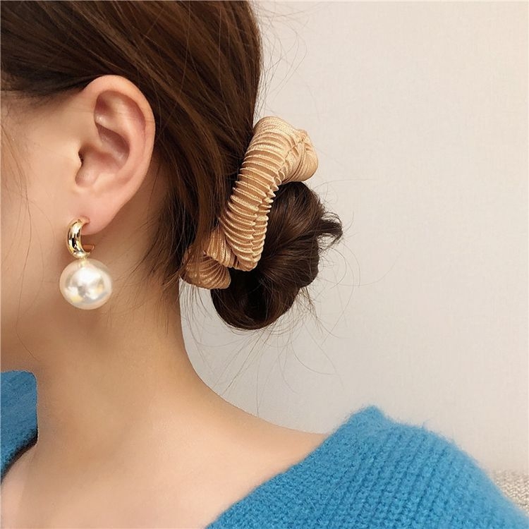 BÔNG TAI NGỌC TRAI VÀNG DẠNG MÓC H70