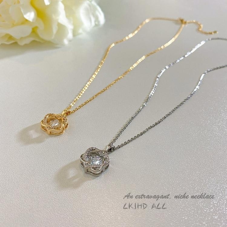 Dây chuyền đính zircon tinh xảo VV33