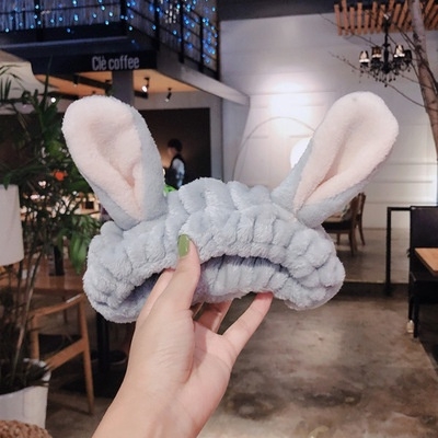 Băng đô rửa mặt tai thỏ tai mèo dể thương T1