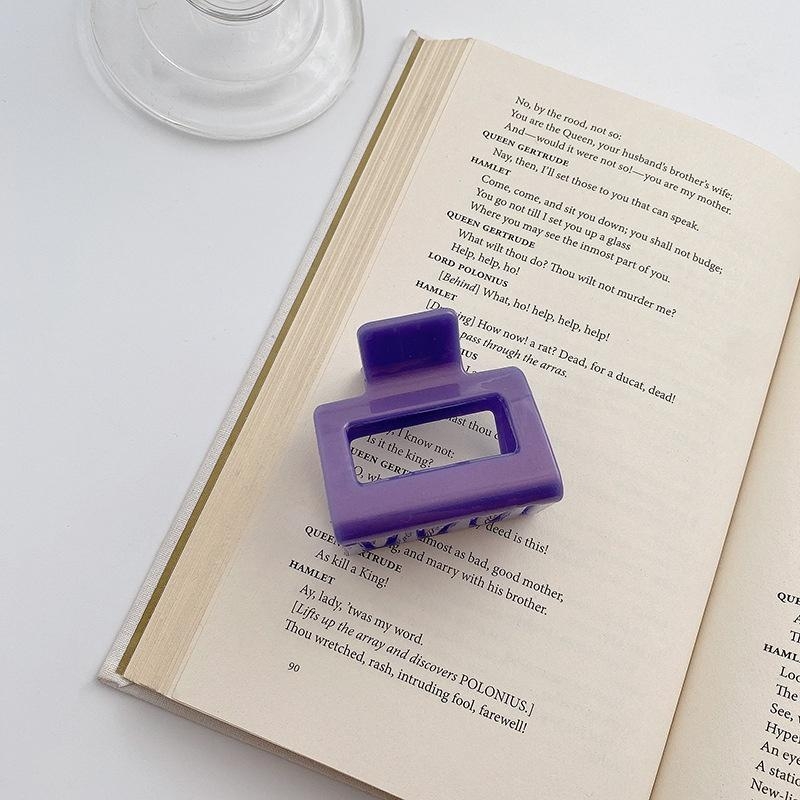 Kẹp tóc càng cua cở lớn hình quạt phong cách Hàn Quốc nhiều màu - Mely T18