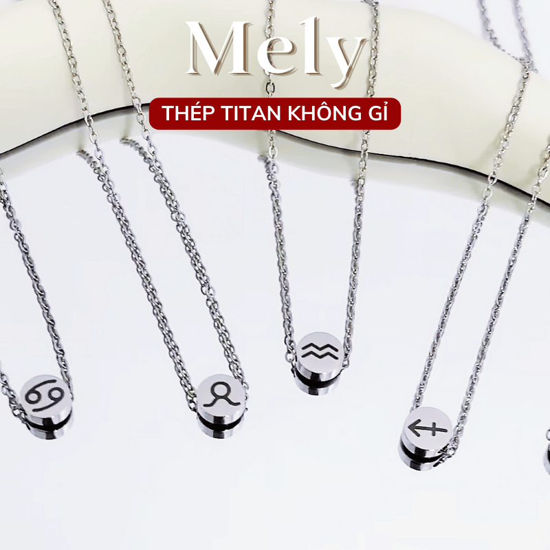 Dây chuyền Thép Titan không gỉ dạng Cung Hoàng Đạo CT31
