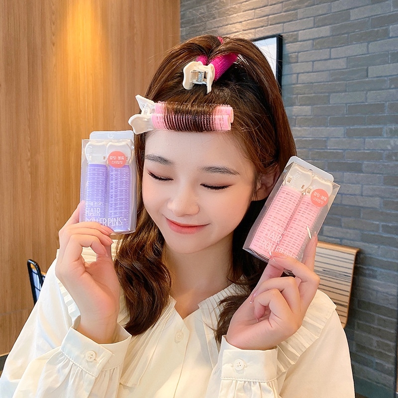 Thanh Kẹp phồng chân tóc mái tự dính, Lô Tóc Mái thưa Hàn Quốc