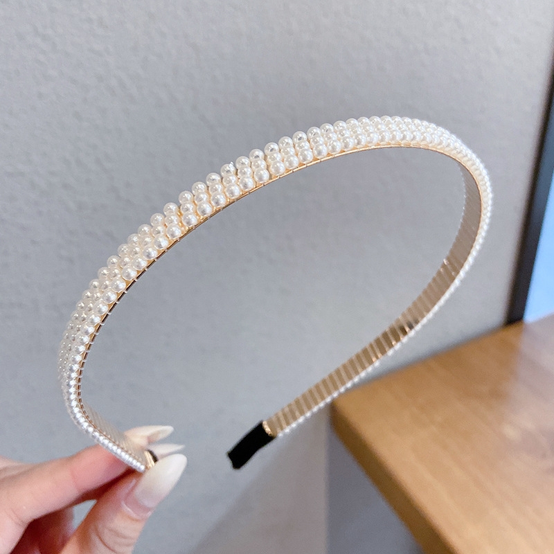 Băng đô cài tóc đính ngọc trai T1-52