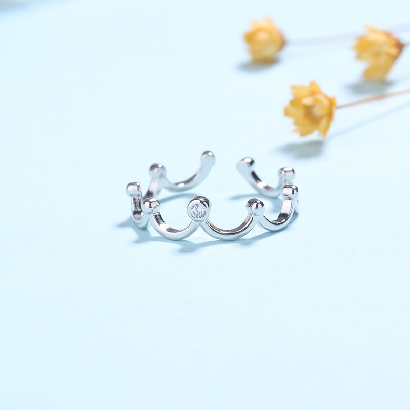 NHẪN VƯƠNG MIỆN BẠC NHỎ B46