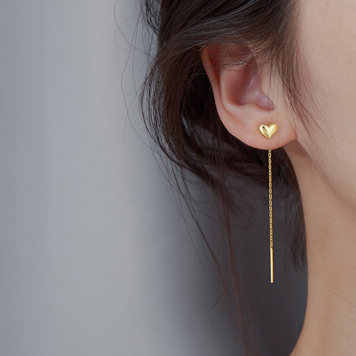 Bông tai nữ hình hoa đính đá pha lê phụ kiện trang sức cao cấp B114 (1 chiếc)