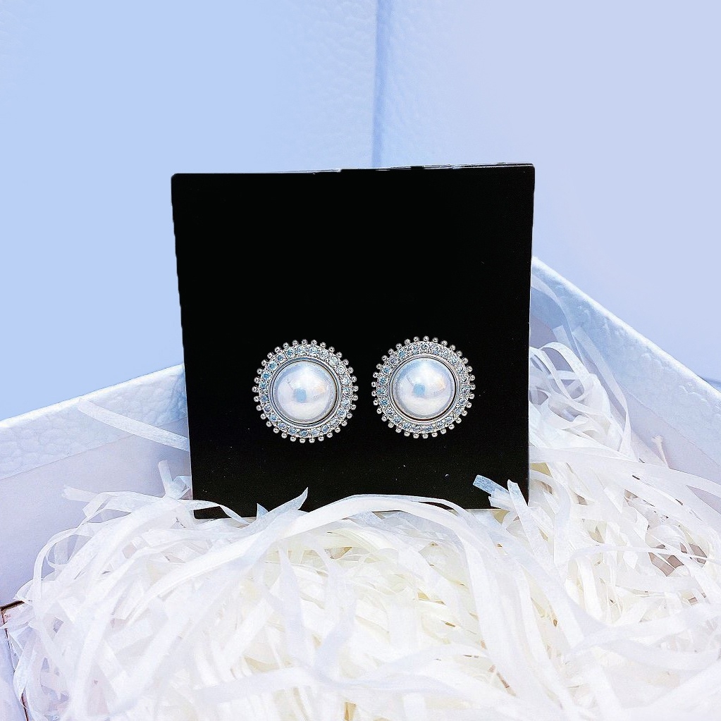 Bông tai bạc 925 zircon cao cấp sang trọng dành cho nữ - Mely M2-33