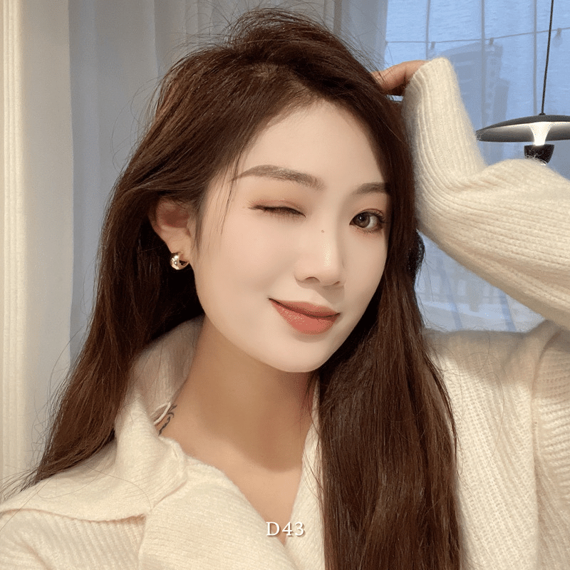 BÔNG TAI MẠ VÀNG HÀN QUỐC D43