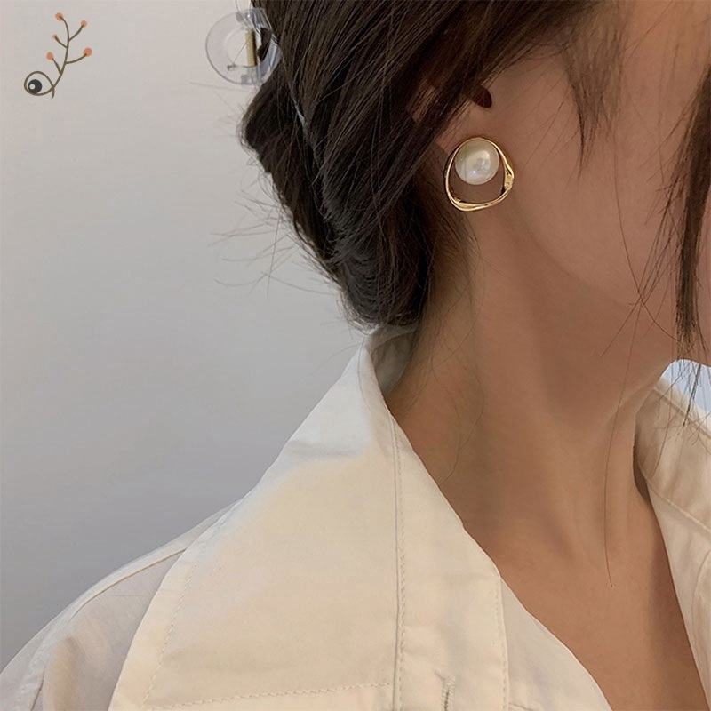 Bông tai ngọc trai nhân tạo sang trọng D112