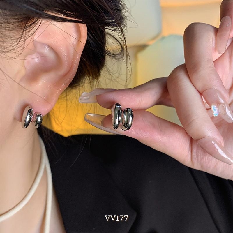 Bông tai Thép Titan không gỉ hình giọt nước TT111