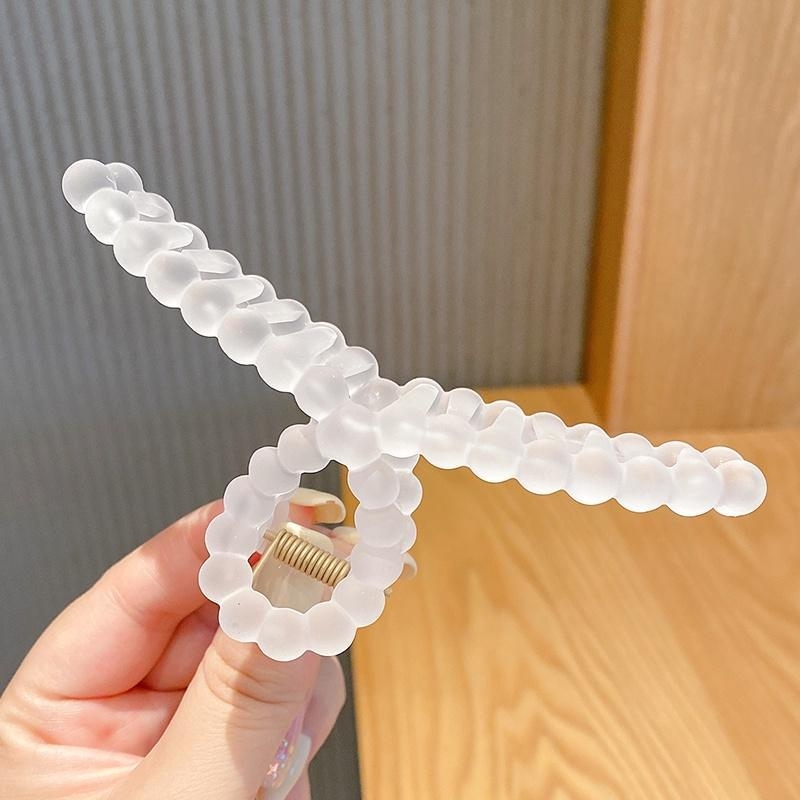 Kẹp tóc càng cua trong suốt cở lớn T4