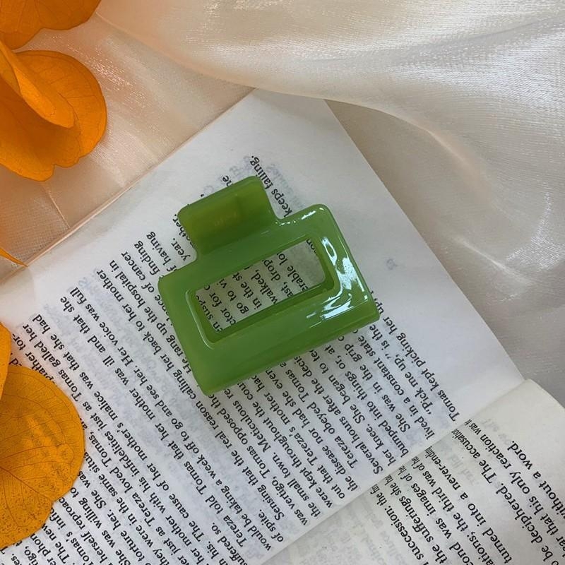 Kẹp tóc càng cua cở lớn hình quạt phong cách Hàn Quốc nhiều màu - Mely T18