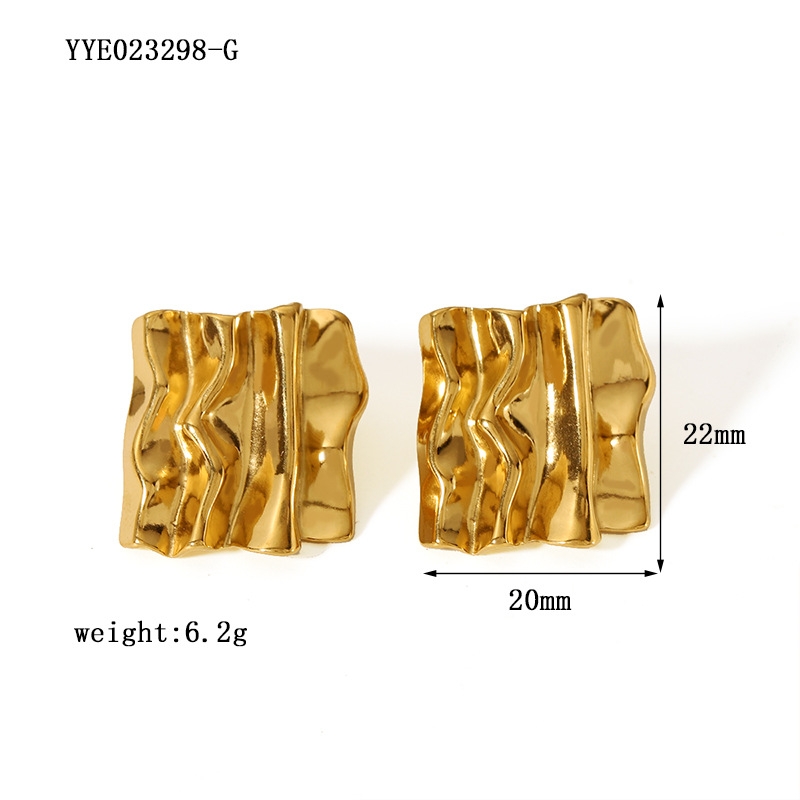 Bông tai Thép Titan không gỉ dạng bảng thép TT129