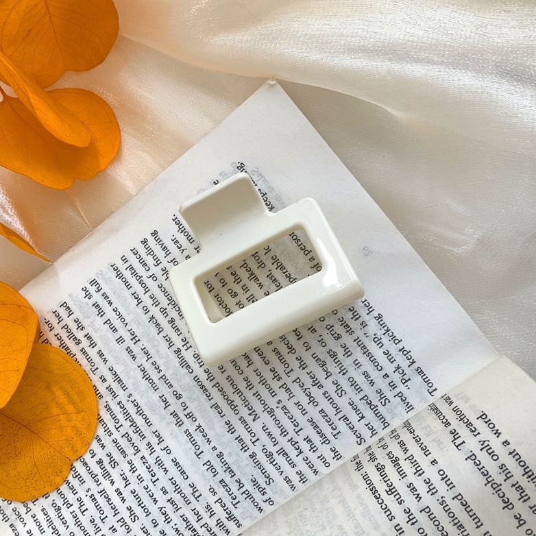 Kẹp tóc càng cua cở lớn hình quạt phong cách Hàn Quốc nhiều màu - Mely T18