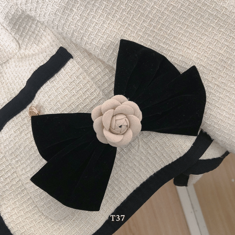 Kẹp tóc nơ hình hoa thời trang Hàn Quốc Mely T37
