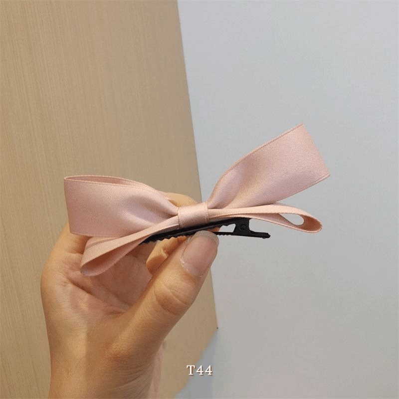 Kẹp tóc nơ nhỏ basic đơn giãn phụ kiện tóc thời trang nữ tính T44