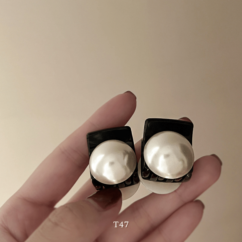 Kẹp tóc hạt ngọc trai nhân tạo basic đơn giãn phụ kiện tóc thời trang T47