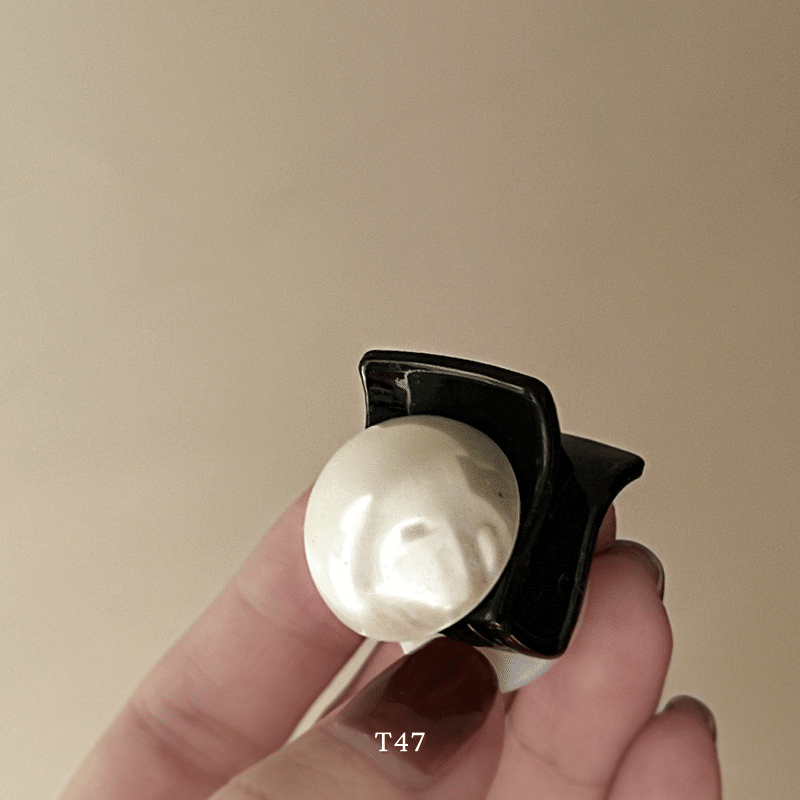 Kẹp tóc hạt ngọc trai nhân tạo basic đơn giãn phụ kiện tóc thời trang T47