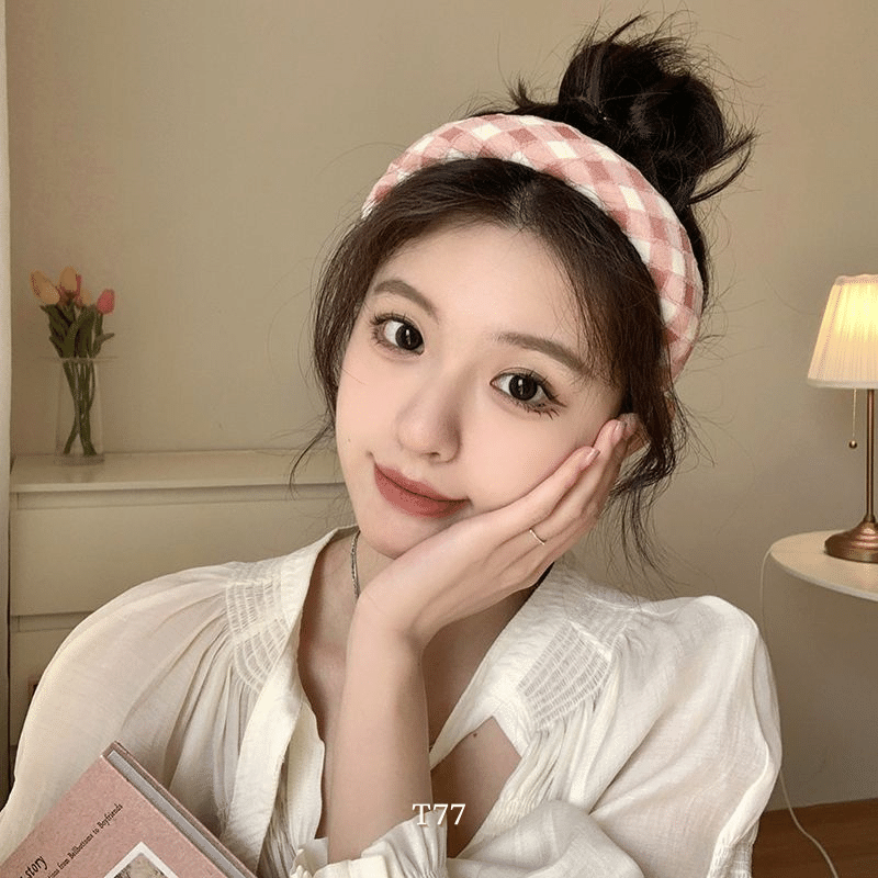 Băng đô, cài tóc vải lụa mềm mịn chống nhăn nhiều màu thời trang T77