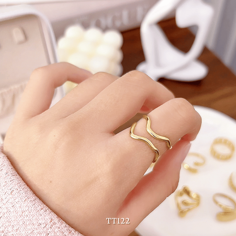 Nhẫn Thép Titan không gỉ TT122