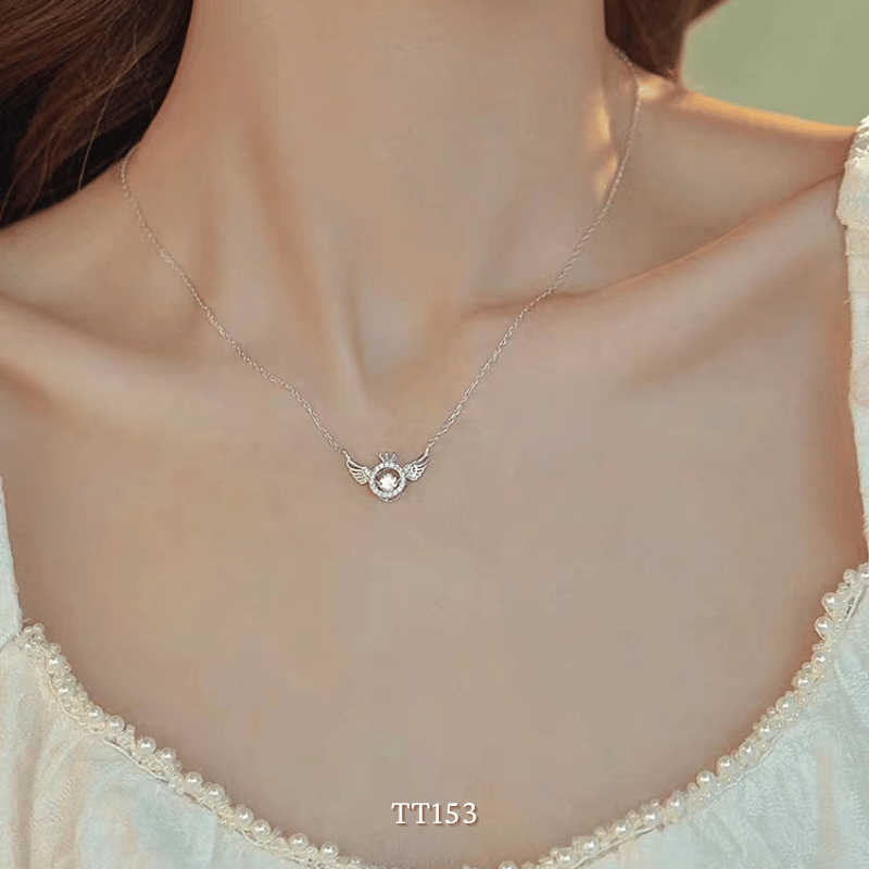 Dây chuyền đính đá cánh thiên thân TT153