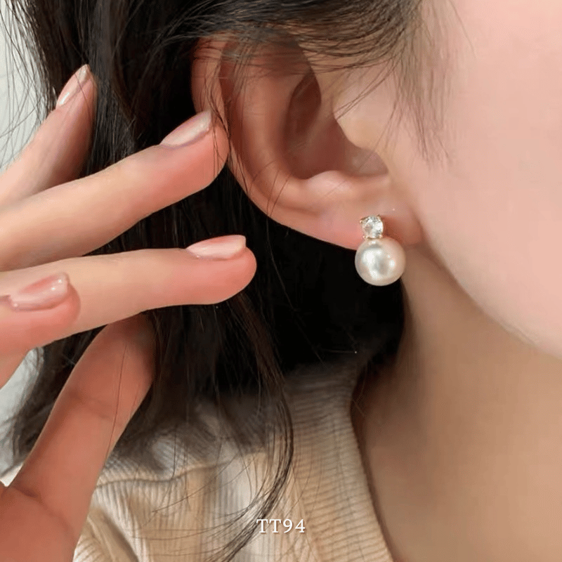 Bông tai ngọc trai nhân tạo TT94