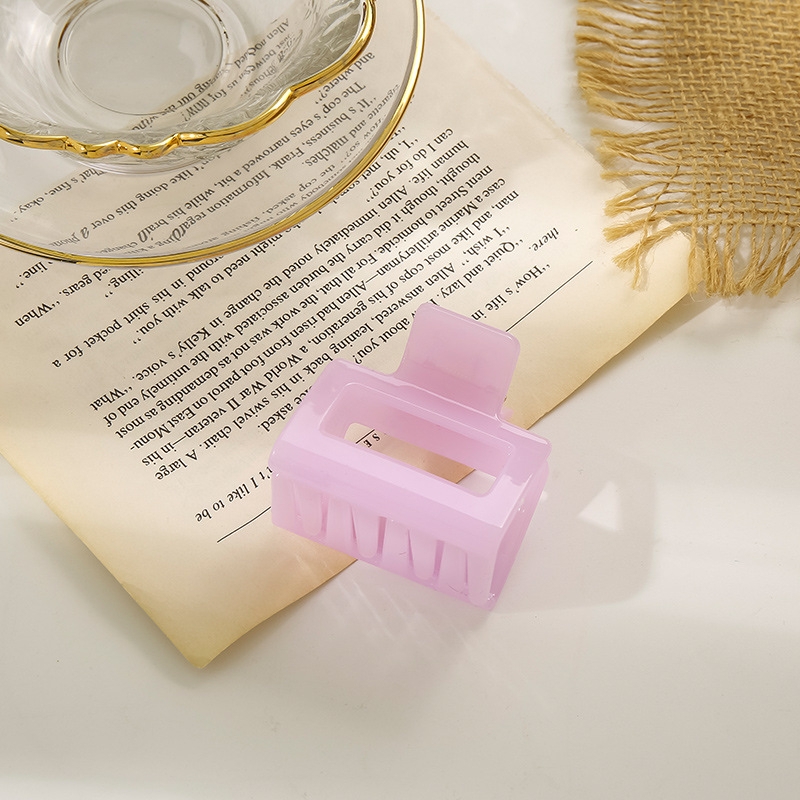 Kẹp tóc càng cua cở lớn hình quạt phong cách Hàn Quốc nhiều màu - Mely T18