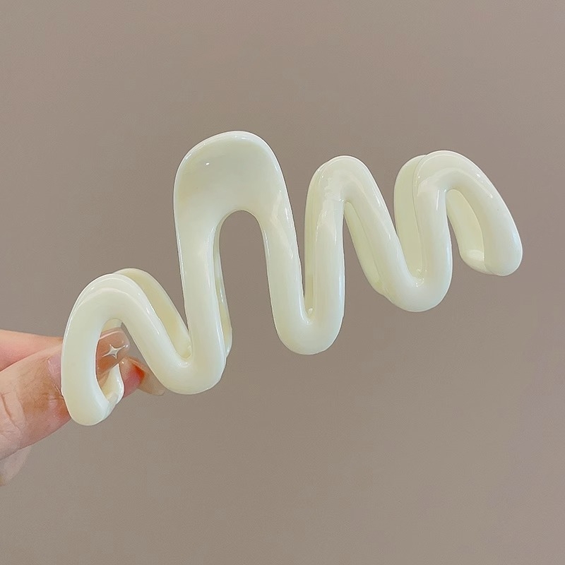 Kẹp tóc càng cua cở lớn hình quạt phong cách Hàn Quốc nhiều màu - Mely T18