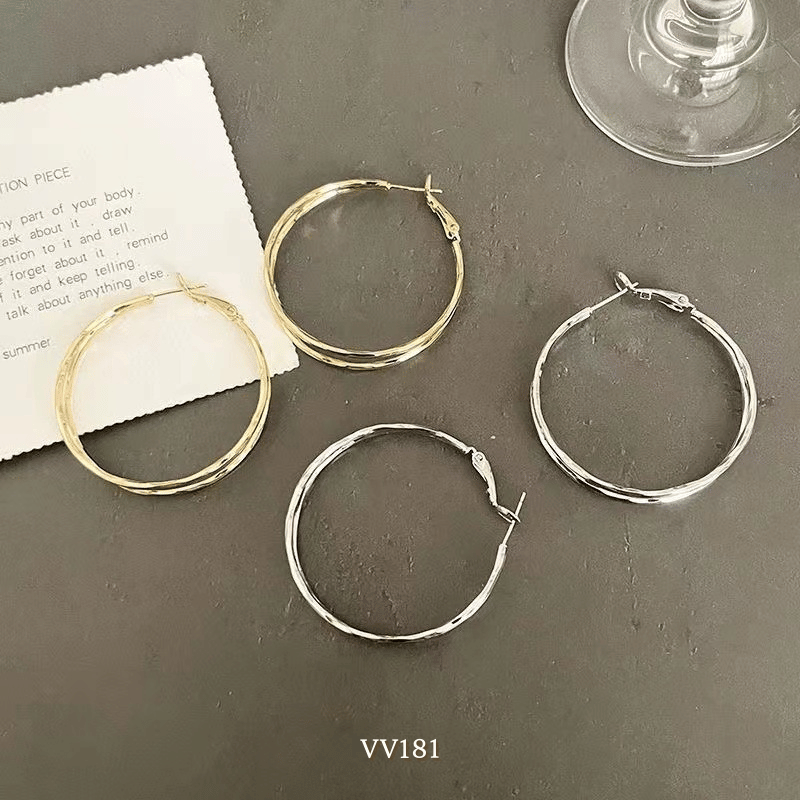 Bông tai dạng khoen tròn VV181