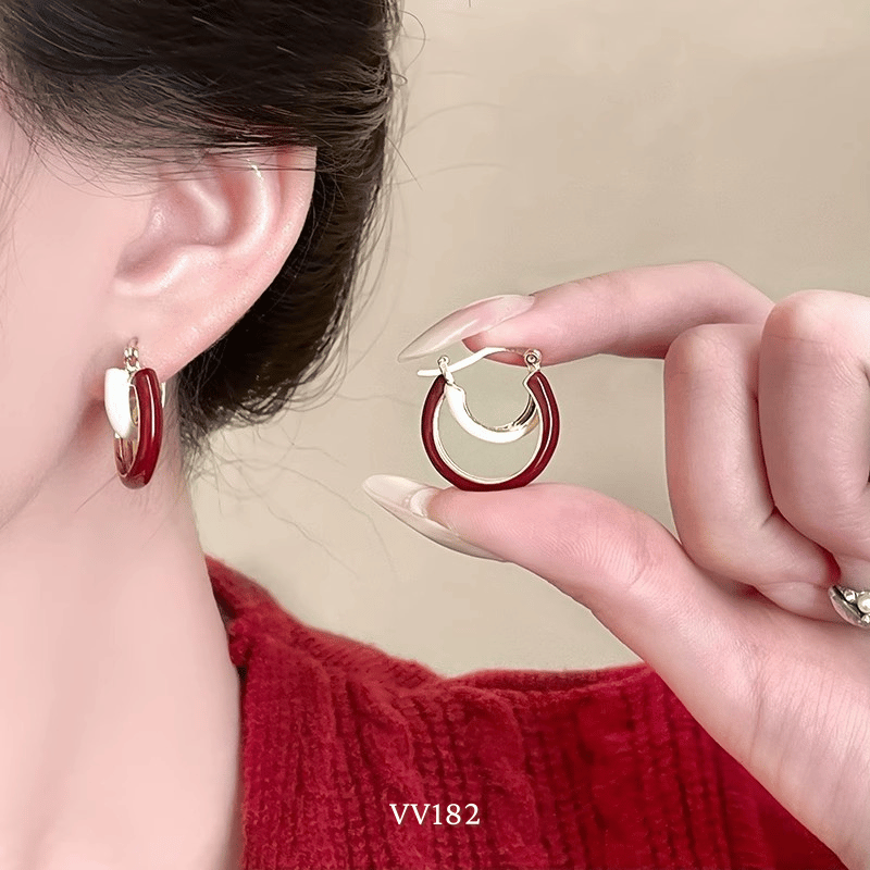 Bông tai khoen tròn VV182