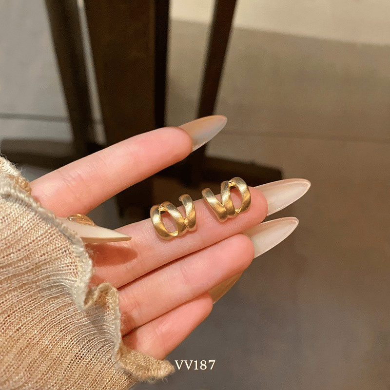 Bông tai chuôi bạc 925 VV177