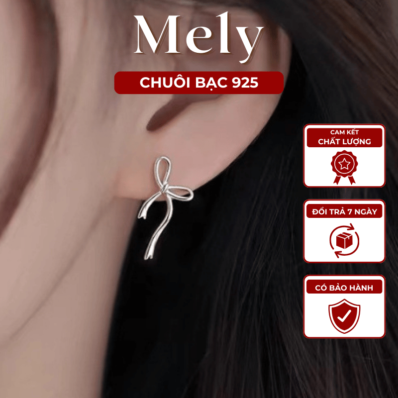 Bông tai nơ đơn giản VV188