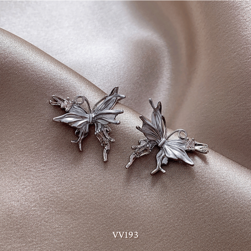 Bông tai hình bướm đơn giản VV193