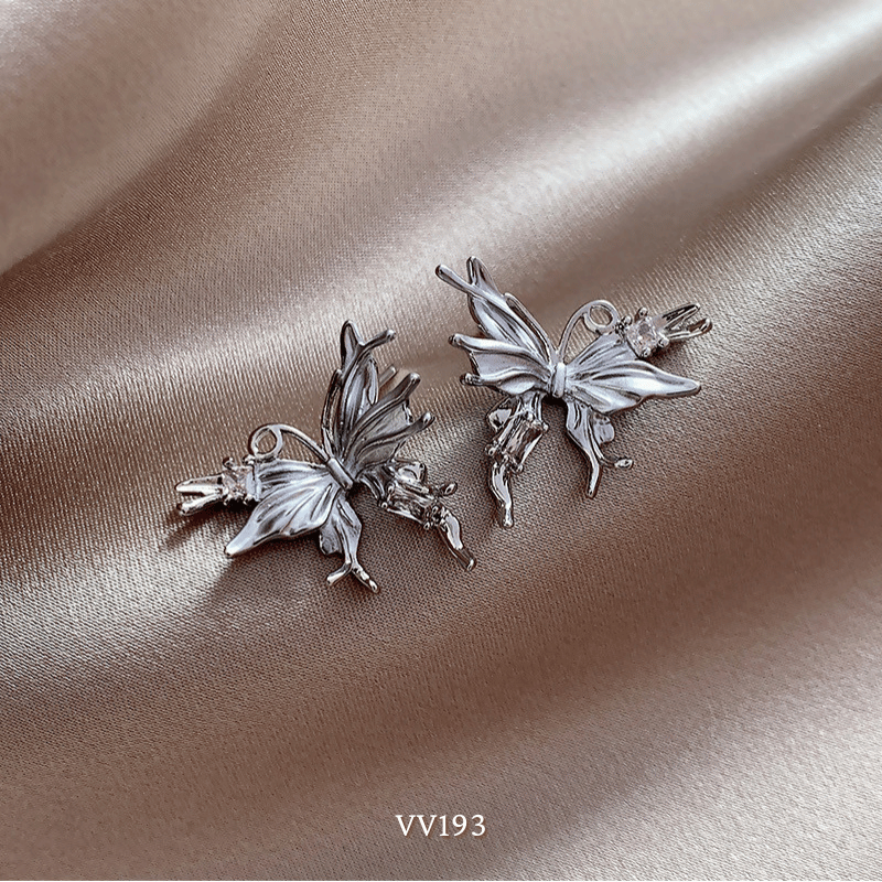 Bông tai hình bướm đơn giản VV193