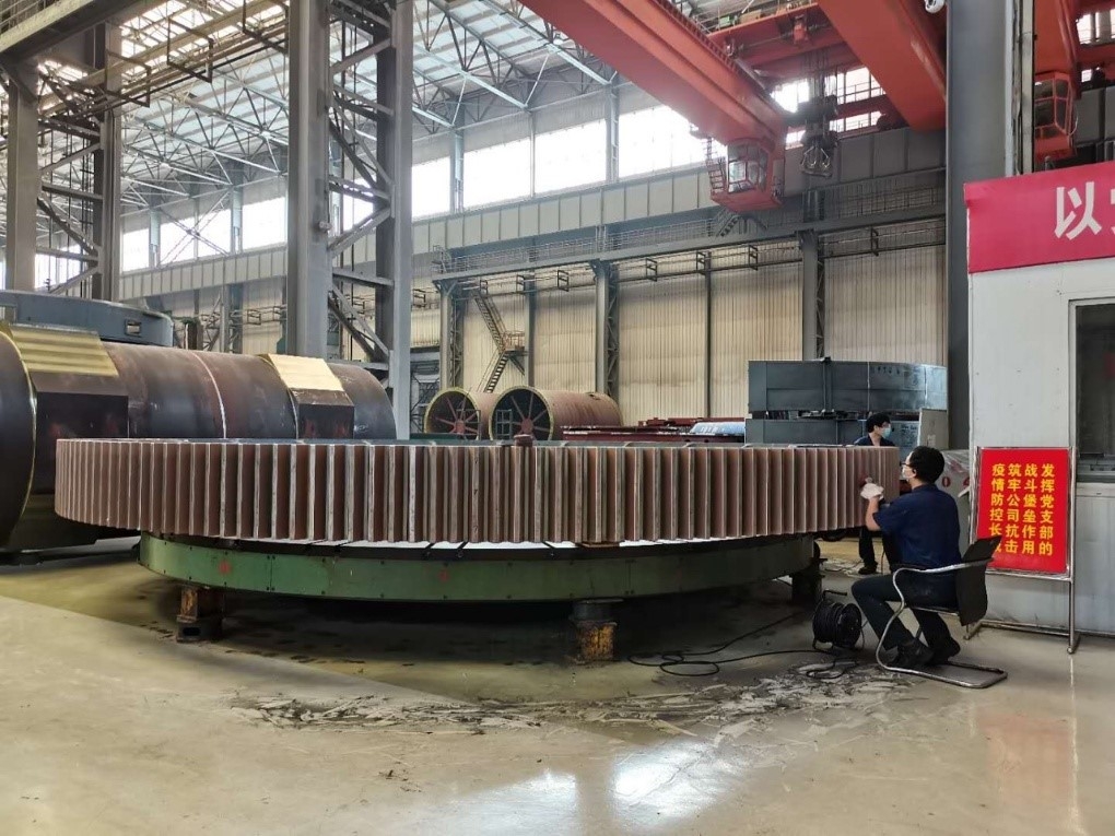  Cung cấp và lắp đặt vành răng cho dây chuyền 1, nhà máy xi măng Kiên Lương (Vicem Hà Tiên)