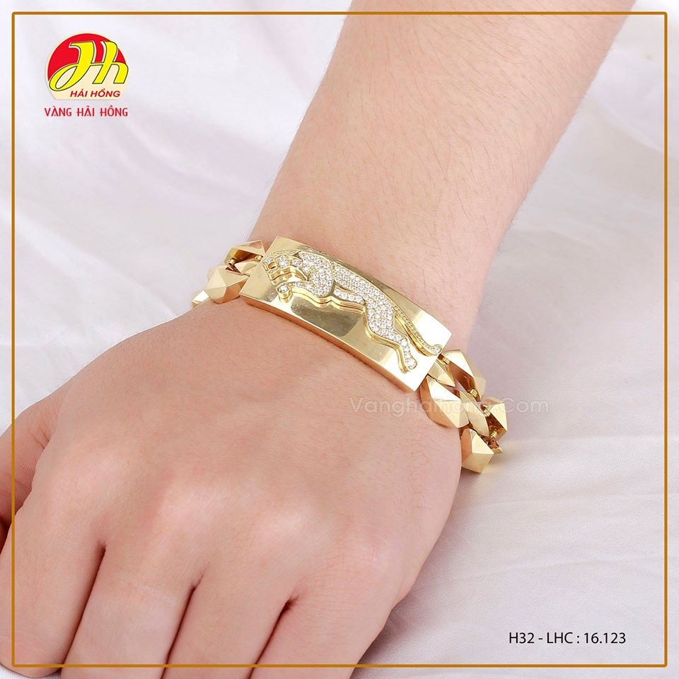 Lắc tay nam vàng tây 47 | Vàng Bạc Hải Hồng