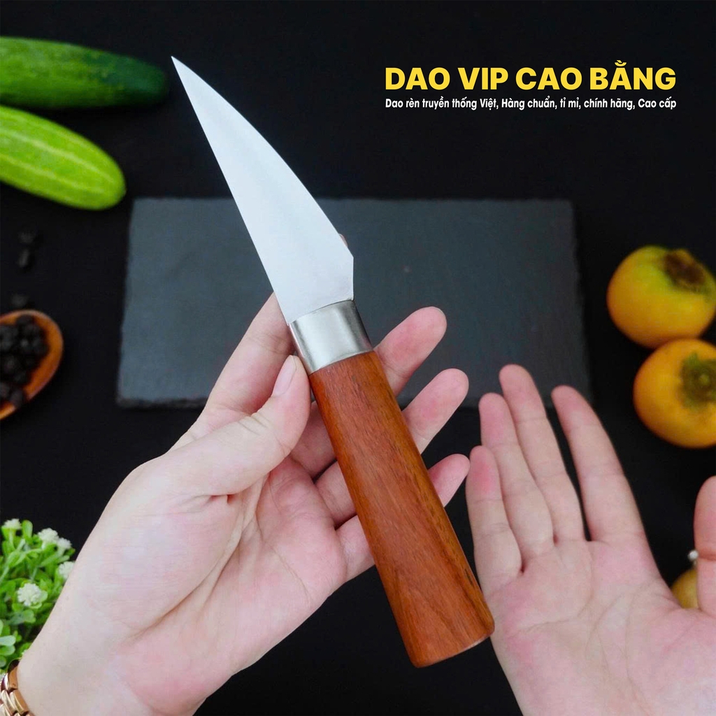 Dao lọc thép trắng cao cấp cán gỗ - G13K DAO VIP CAO BẰNG