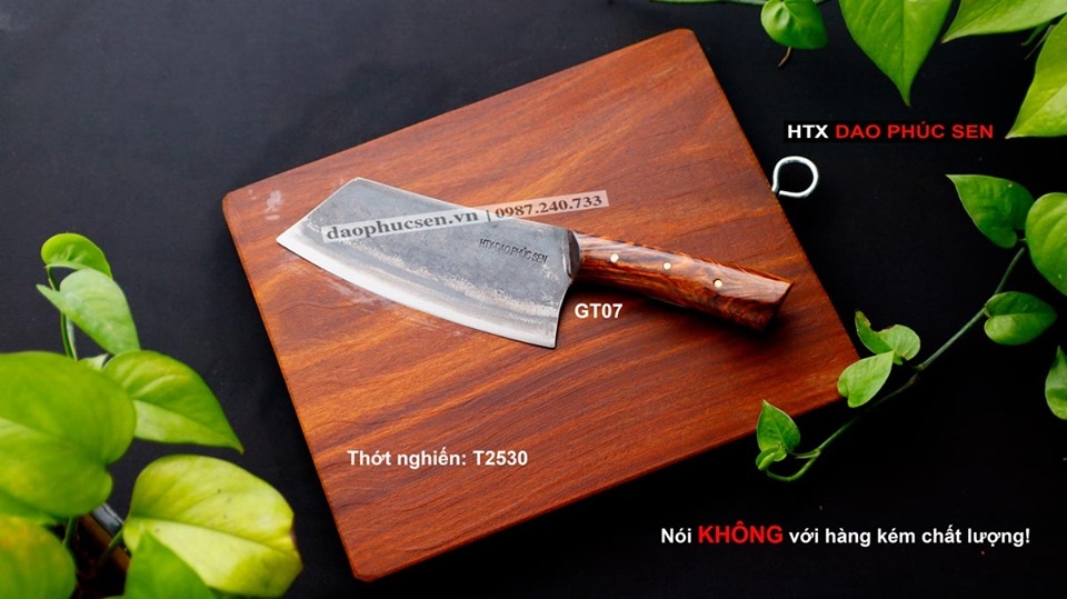 Dao thái kiểu 07 cán ốp cẩm