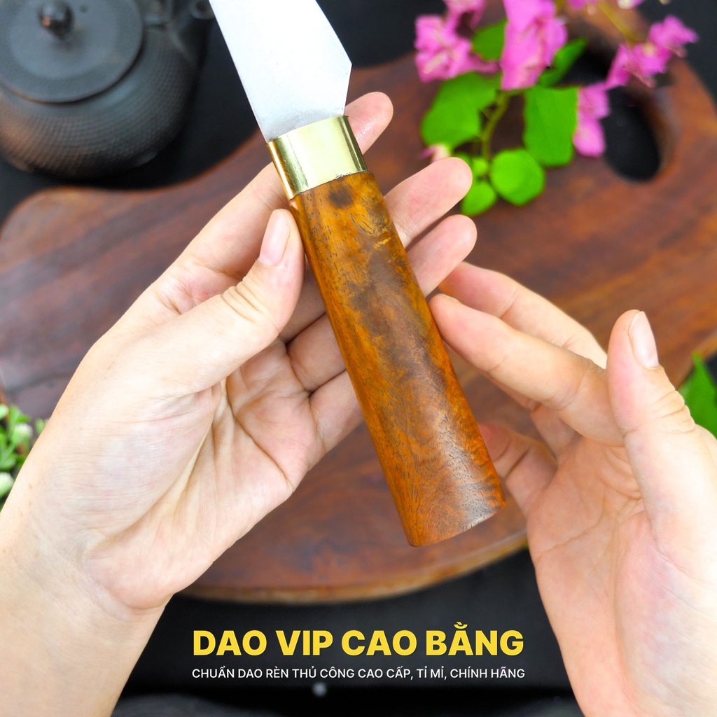 Dao lọc thép trắng cao cấp cán gỗ - G13TK DAO VIP CAO BẰNG