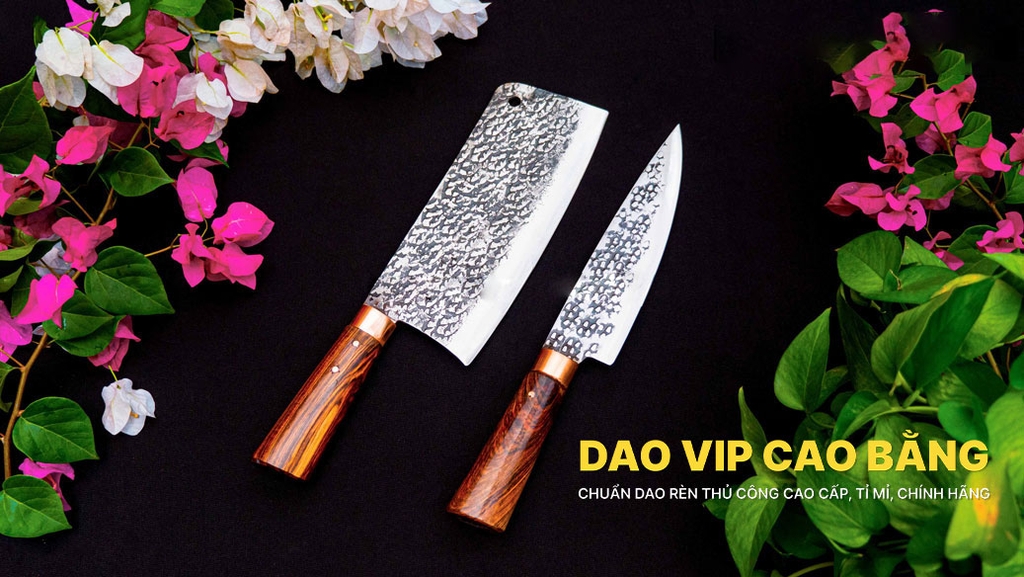 Bộ dao đa năng Chặt - Thái - Lọc - CD02 DAO VIP CAO BẰNG